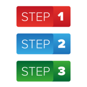 3 step process