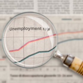 graph showing unemployment rate